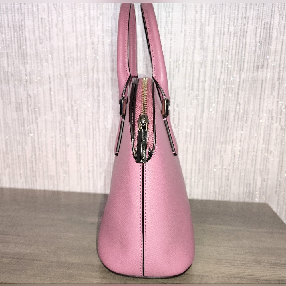 Kate Spade Pink Medium Dome Satchel & Crossbody Strap + Dust Bag - Picture 5 of 12